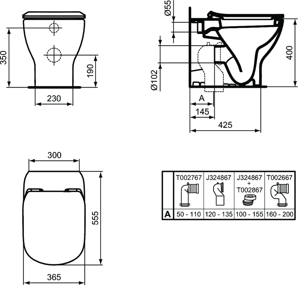 Idealstandard T3531 T3532 T0075 T3527 T3528 Prlistdrw 16e6ece976600bcab37692cc680991ec