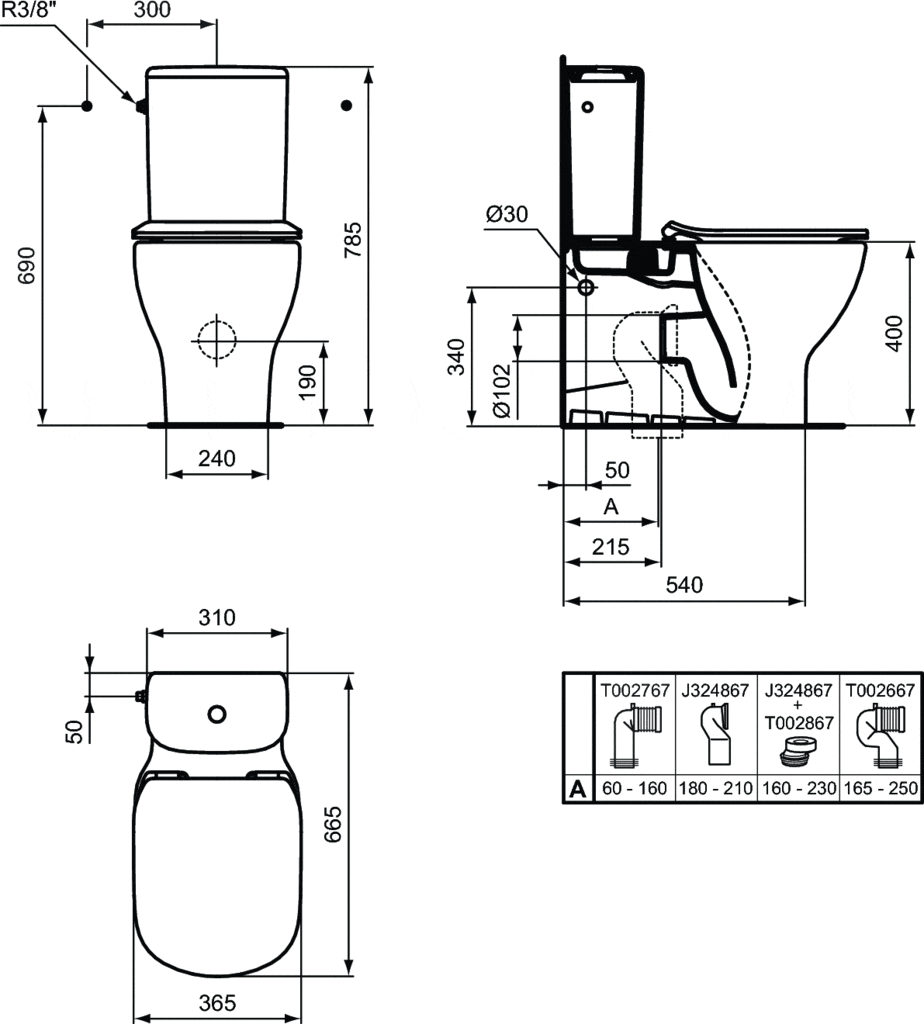 Idealstandard Monoblok Shema