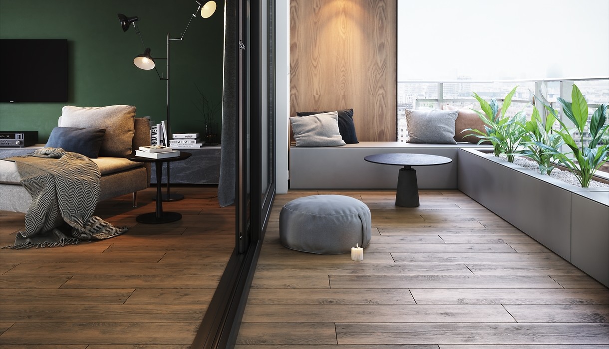 rustic brown
