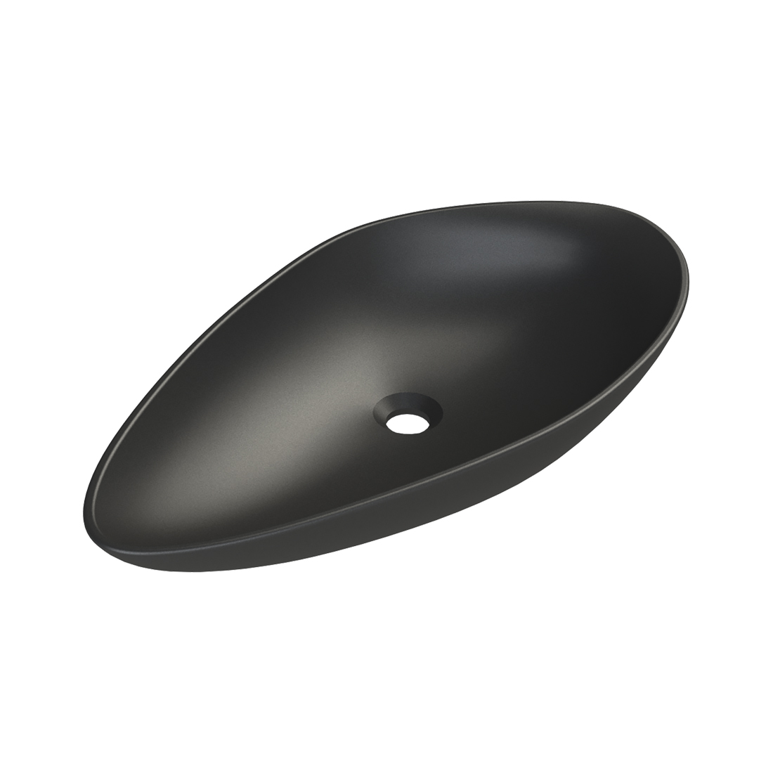 olive umivaonik 74 cm crni mat