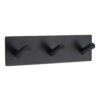 tendance zidni četvrtasti čiviluk sa 2 kukice 9x3x4,5 metal crna (kopiraj)