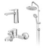 blau set 3u1 baterija za lavabo + baterija za kadu sa usponskim tušem