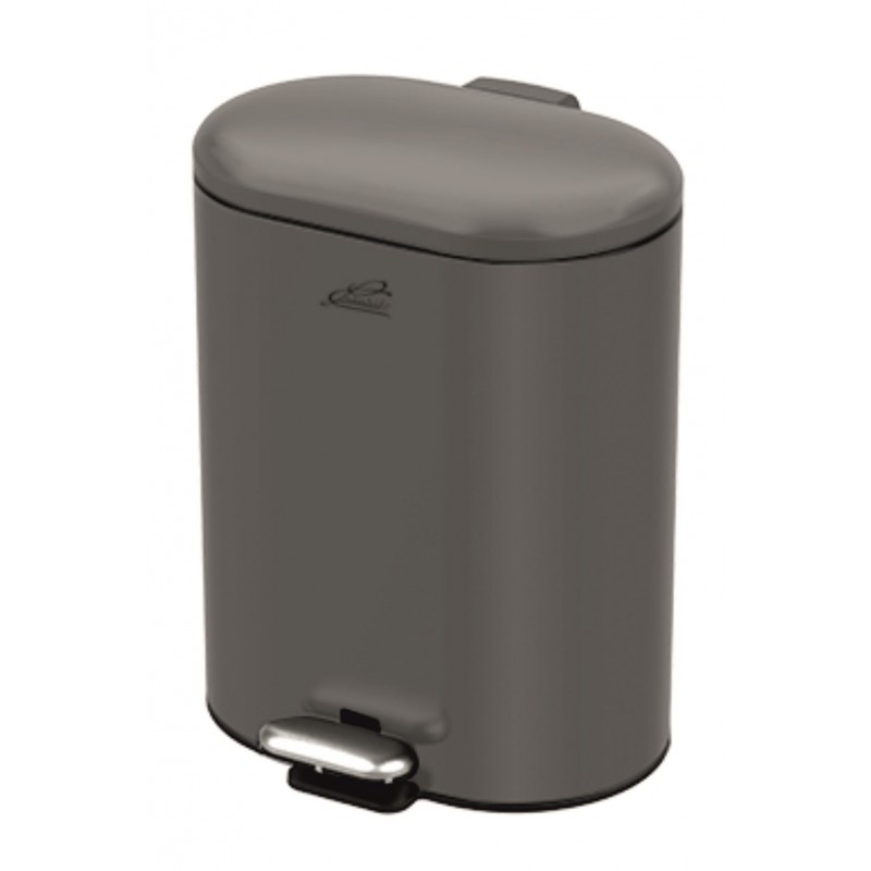 fresh line set ovalna kupatilska kanta 6l i wc četka, inox (kopiraj)