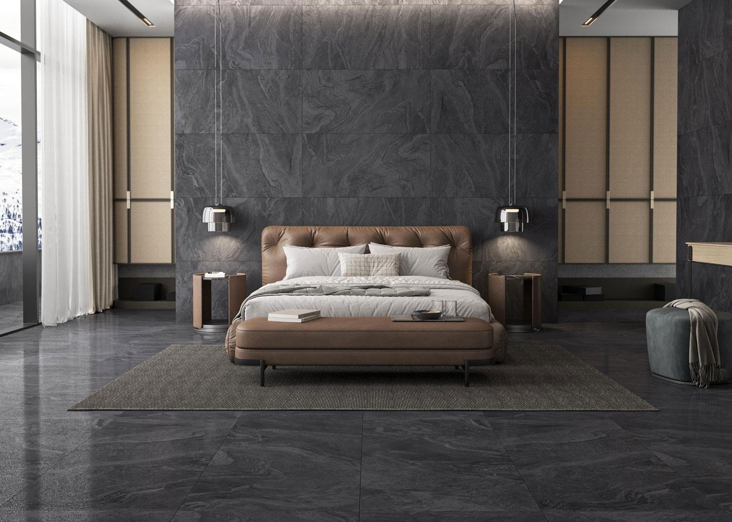 carmen anthracite semi lappato 60x120