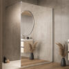 paravan calypso silver ogledalo 120x200